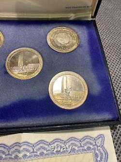 1970 United Nations 25th Anniversary, 5 Silver Medals Proof Set 1st Edition