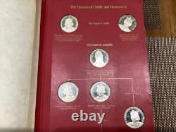 1970's Franklin Mint Kings and Queens of England Silver Medals Set of 43 CC0100