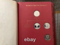 1970's Franklin Mint Kings and Queens of England Silver Medals Set of 43 CC0100