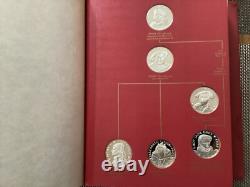 1970's Franklin Mint Kings and Queens of England Silver Medals Set of 43 CC0100