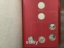 1970's Franklin Mint Kings and Queens of England Silver Medals Set of 43 CC0100