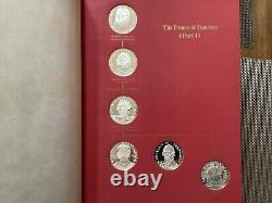1970's Franklin Mint Kings and Queens of England Silver Medals Set of 43 CC0100