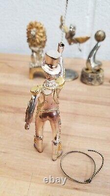1970's Franklin Mint The Silver Circus by Sascha Full Figurine Set 6pc