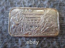 1970s-80s SILVER INGOTS FRANKLIN MINT & CROWN MINT -CHRISTMAS/FATHERS DAY- LOT 4