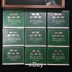 1970s FRANKLIN MINT STERLING SILVER CENTENNIAL CAR MINI INGOT COLLECTION with BOOK