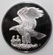 1971 Bald Eagle Roberts Birds 2oz 925 Sterling Silver Round Franklin Mint No. 11