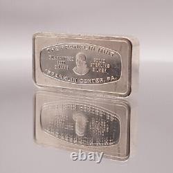 1971 Bank of America California Franklin Mint 2oz 925 Silver art bar C3154