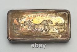 1971 Christmas Ingot Franklin Mint 1000 Grains 2.1 ozt. 925 Sterling Silver