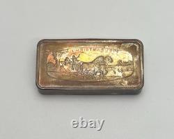 1971 Christmas Ingot Franklin Mint 1000 Grains 2.1 ozt. 925 Sterling Silver