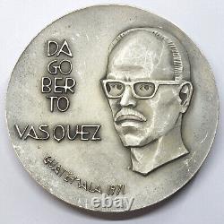 1971 Dagoberto Vasquez Painter Sterling Silver Art Medal Franklin Mint J637