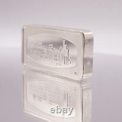 1971 Fayetteville Arkansas MCILROY Bank Franklin Mint 2oz 925 Silver bar C2911
