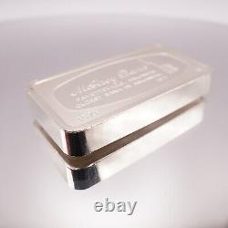 1971 Fayetteville Arkansas MCILROY Bank Franklin Mint 2oz 925 Silver bar C2911