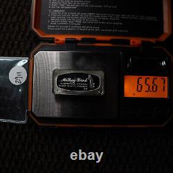 1971 Fayetteville Arkansas MCILROY Bank Franklin Mint 2oz 925 Silver bar C2911