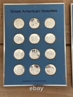 1971 Frank. Mint (24 Coins) 999 Silver 1oz Ea. Celebrating American Victories