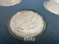1971 Frank. Mint (24 Coins) 999 Silver 1oz Ea. Celebrating American Victories