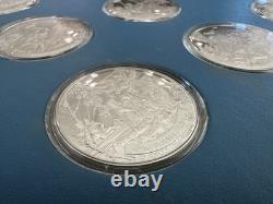 1971 Frank. Mint (24 Coins) 999 Silver 1oz Ea. Celebrating American Victories