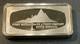 1971 Franklin Mint 1000 Grain Silver Bar Bankmarked First Metals Bank Montana