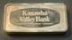 1971 Franklin Mint 1000 Grain Silver Bar Bankmarked Kanawha Valley Bank Va