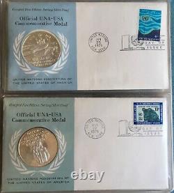 1971 Franklin Mint First Day Covers Sterling Silver