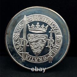 1971 Franklin Mint-Henry III 1216-1272.925 Silver Proof Art Medal 45mm 39.1 Gr