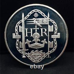 1971 Franklin Mint-Henry I 1100- 1135.925 Silver Proof Art Medal 45mm 39.3 Gr