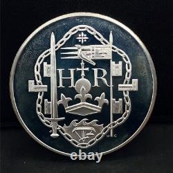 1971 Franklin Mint-Henry I 1100- 1135.925 Silver Proof Art Medal 45mm 39.3 Gr