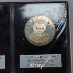 1971 Franklin Mint Hollywood Hall of Fame Silver Coin Proof Set Nice (C763)