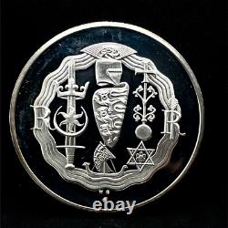1971 Franklin Mint-Richard I 1889-1199.925 Silver Proof Art Medal 45mm 38.8 Gr