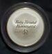 1971 Franklin Mint Robert Bird Ruby-throated Hummingbird 2 Oz. 925 Silver Medal