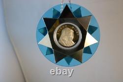 1971 Franklin Mint Sterling Silver Silent Night Christmas Ornament 1st Edition
