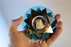 1971 Franklin Mint Sterling Silver Silent Night Christmas Ornament 1st Edition