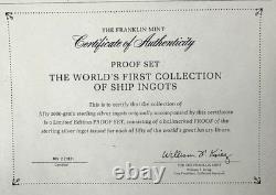 1971 Franklin Mint TS BREMEN Hapag-Lloyd WEST GERMANY SHIP Sterling Silver Bar