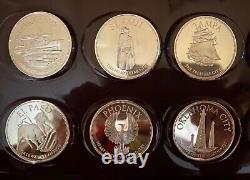 1971 Franklin Mint United States Conference of Mayors Sterling Silver Medals