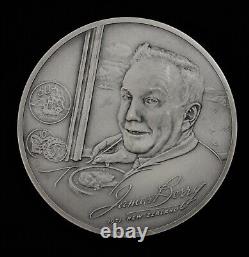 1971 James Berry Franklin Mint New Zealand 197+ grams. 925 Sterling Silver Medal