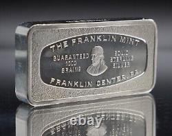 1971 Midland National Bank Billings Montana Franklin Mint 2oz Silver bar C4961