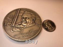 1971 New Zealand James Berry Solid Sterling Silver Medal Franklin Mint 6.98oz