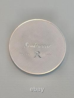 1971 Roadrunner 2oz Solid Sterling Silver Medal Franklin Mint Roberts Birds