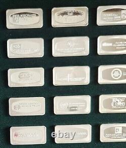 1971 Set Bankmarked Sterling Silver Ingots Franklin Mint