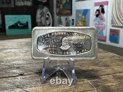 1971 Troy Oz B. M. Behrends Bank Juneau Alaska Franklin Mint Silver Art Bar