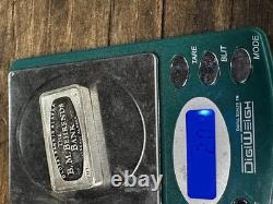 1971 Troy Oz B. M. Behrends Bank Juneau Alaska Franklin Mint Silver Art Bar