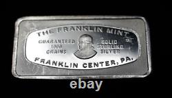 1971 Vintage B. M. Behrends Bank Juneau Alaska Franklin Mint Silver Art Bar C1376