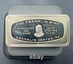 1971 Vintage Bank of America, CA 1000 Grain Bar Sterling Bar by Franklin Mint