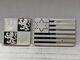 1972 1973 Franklin Mint 92.5% Silver Flag Art Bars Spain + 12th U. S. 123g