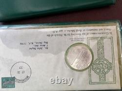1972 1978 St. Patrick's Day Commemorative Silver Medal and Cachet