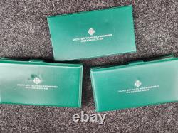 1972,73,74 St. Patrick's Day Proof. 999 Silver Medal & Cachet Franklin Mint