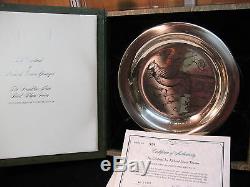 1972 8 Solid Sterling Silver Plate-franklin Mint