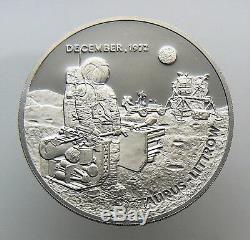 1972 APOLLO XVII Franklin Mint 42.6 grams Platinum Medal Coin 99.95% Serial #002
