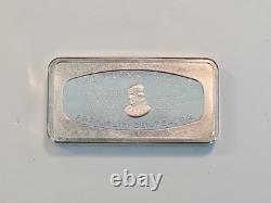 1972 Bank Of Santa Fe New Mexico Sterling Silver Art Bar