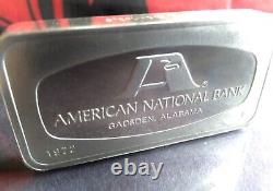 1972 FRANKLIN MINT American Bank Gadsden ALABAMA 2oz+ Sterling Silver Ingot Bar