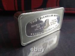 1972 FRANKLIN MINT Bancohio Columbus Ohio 2oz+ Sterling Silver Ingot-Bar